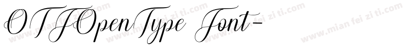 OTFOpenType Font字体转换